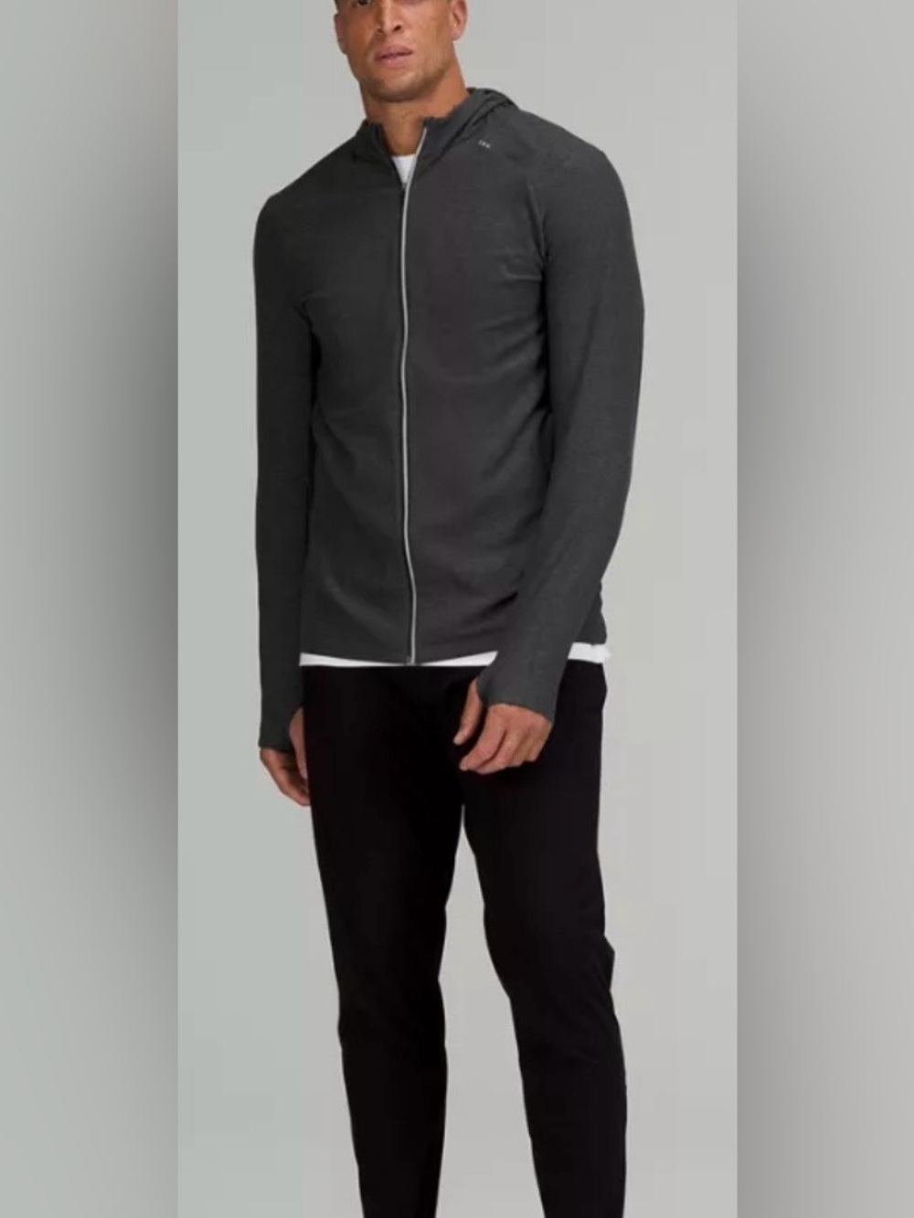 LULULEMON Mens Surge Warm Full Zip, size L, reflective,excellent condition,
#179